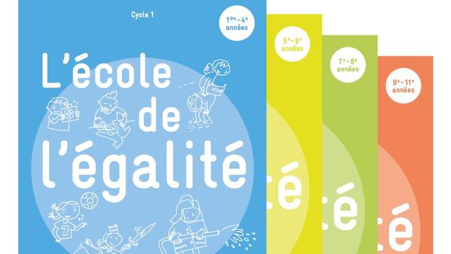 Début 2019, uniques en Suisse, les nouveaux supports d'enseignement "Les Cahiers de l'Egalité" seront à disposition de tout le corps enseignant romand. [DR]