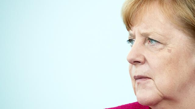 La chancelière allemande Angela Merkel, photographiée le 15 juin 2018. [EPA/Keystone - Hayoung Jeon]