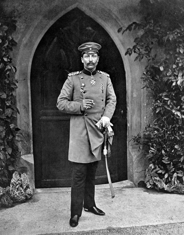 Portrait de l'empereur allemand et roi de Prusse Guillaume II de Hohenzollern en 1918. [AFP]