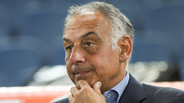 James Pallotta s'est jeté à l'eau après la victoire des siens. [Silvia Lore]