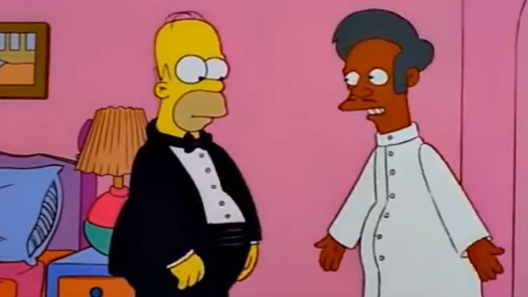 Homer Simpson et Apu Nahasapeemapetilon. [Capture d'écran Youtube]