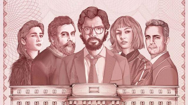 Visuel de la série Netflix "La Casa de Papel", d'Alex Pina. [Netflix - DR]