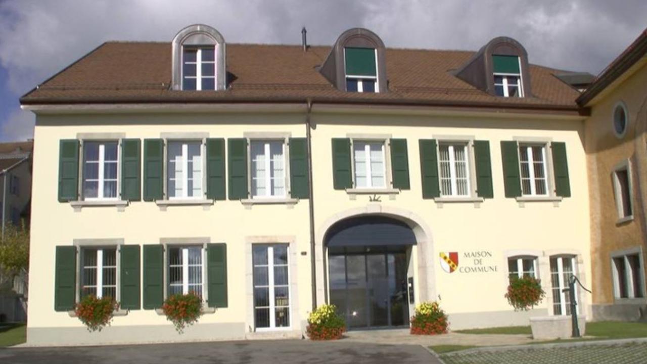 La maison de commune d'Apples, futur siège administratif de la nouvelle commune de Hautemorges. [DR]