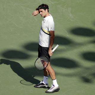 Roger Federer n'a visiblement pas su digérer sa défaite concédée face à Juan Martin Del Potro à Indian Wells. [Lynne Sladky]