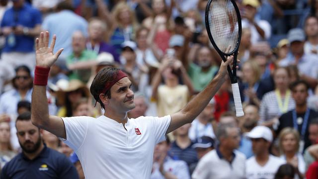 Federer a dû serrer le jeu en première manche avant de prendre aisément la mesure de Kyrgios. [Jason Decrow]