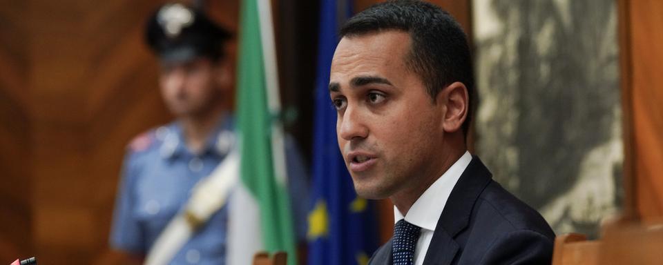 Luigi di Maio, dirigeant du Mouvement 5 étoiles. [Keystone - Andrew Medichini - AP Photo]