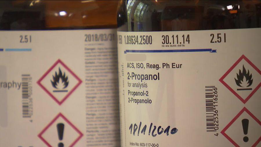 L'isopropanol peut servir à fabriquer du sarin, un gaz mortel utilisé dans le conflit syrien (image d'illustration).