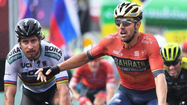 Sonny Colbrelli a jeté ses dernières forces dans le sprint final. [Gian Ehrenzeller]