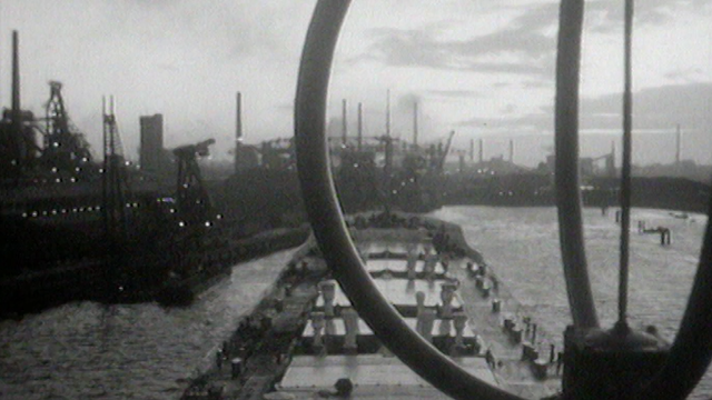 Le port d'Ijmuiden en 1965. [RTS]