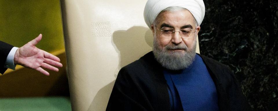 Le président iranien Hassan Rohani est en visite officielle en Suisse les 2 et 3 juillet 2018. [EPA/Keystone - Justin Lane]