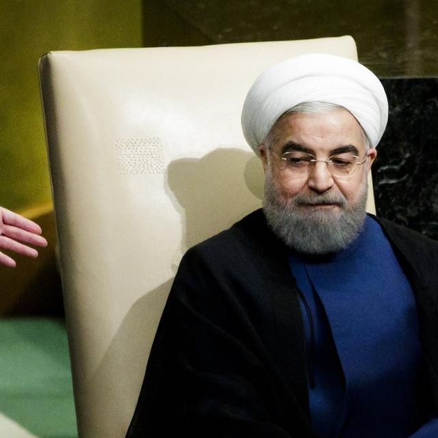 Le président iranien Hassan Rohani est en visite officielle en Suisse les 2 et 3 juillet 2018. [EPA/Keystone - Justin Lane]