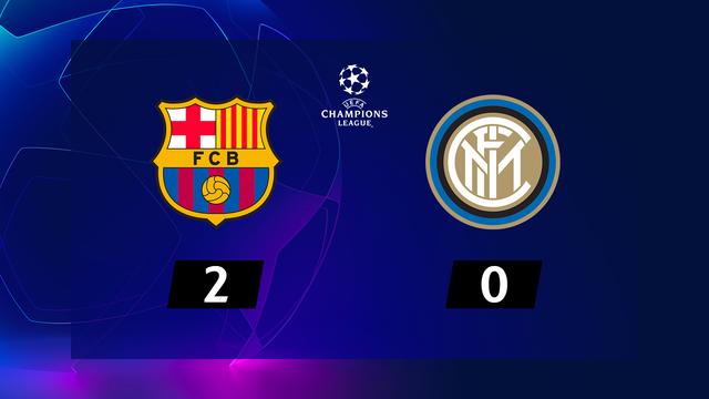 3e journée, Barcelone - Inter (2-0): le résumé de la rencontre