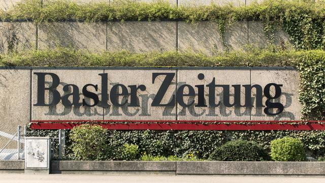 Les locaux de la Basler Zeitung à Bâle. [Keystone - Christian Beutler]