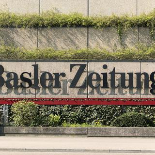 Les locaux de la Basler Zeitung à Bâle. [Keystone - Christian Beutler]