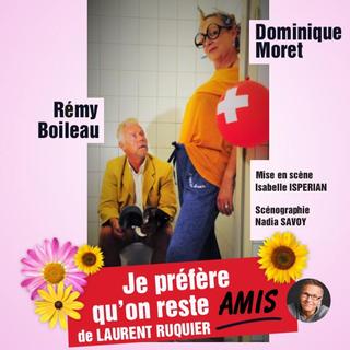 L'affiche du spectacle "Je préfère qu'on reste amis". [cieartmonie.ch]