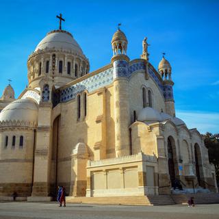 La basilique Notre Dame d'Afrique à Algers en Algérie. [Anadolu Agency/AFP - Mehmet Akif Turan]
