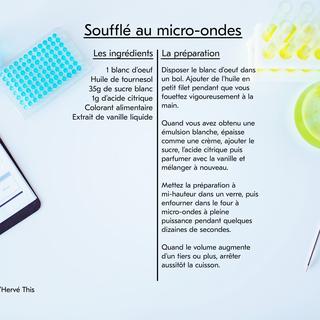 La recette du soufflé au micro-ondes. [RTS]