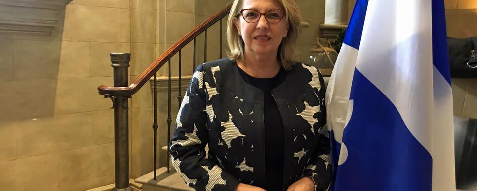 Christine St-Pierre, ministre québécoise des Relations internationales. [RTS - Raphaël Grand]