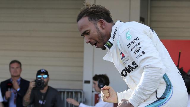 Lewis Hamilton se rapproche d'un 5e sacre mondial. [Toru Takahashi]