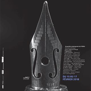 L'affiche de "Paroles & Musique" qui résonnent au Théâtre 2.21 en 2018.
hemu.ch [hemu.ch]