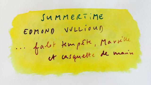 Visuel de l'émission Anticyclone, séquence Summertime sur Edmond Vullioud. [RTS - RTS]