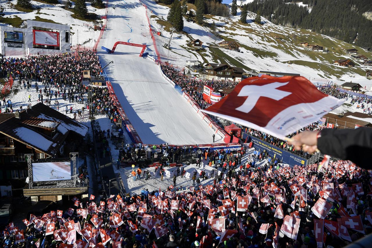 La fête a été belle dans la station oberlandaise. [KEYSTONE - Peter Schneider]