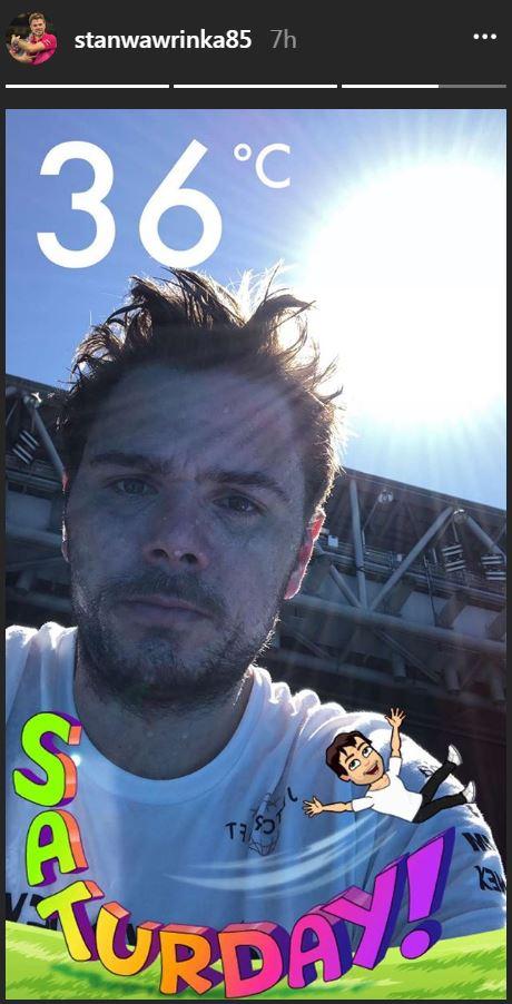 Il fait chaud à Melbourne. [Stan Wawrinka]