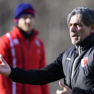 Maurizio Jacobacci est chargé de remettre le FC Sion sur les rails du succès. [Keystone - Laurent Gilliéron]