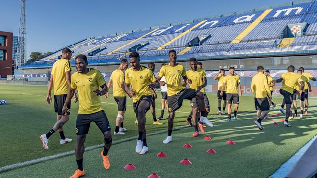 Young Boys a découvert le stade du Dinamo Zagreb. [Thomas Hodel]