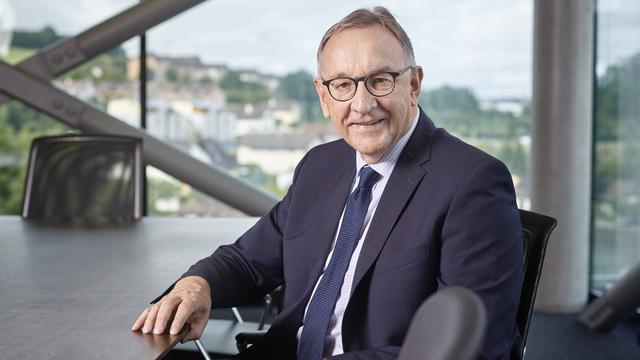 Dominique Gachoud, directeur de Groupe E. [Keystone - Christian Beutler]