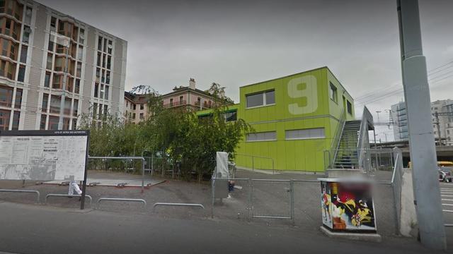 Le local d'injection Quai 9, à côté de la gare de Cornavin, à Genève. [Google]