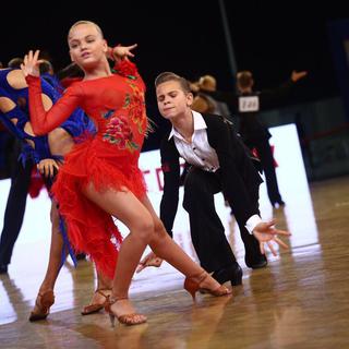 Varvara Rudentsova et Savely Dobriakov, 12 et 13 ans, ont été vice-champions du monde de danse sportive dans leur catégorie. [DR]