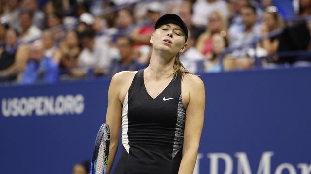 Maria Sharapova n'avait encore jamais perdu en "night session" à l'US Open. [Jason DeCrow]