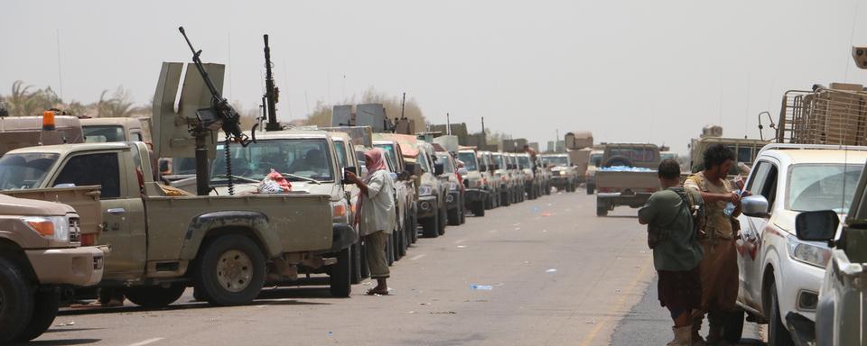 Les forces progouvernementales yéménites disent avoir pris le contrôle total de l'aéroport de Hodeida. [Keystone - EPA/Najeeb Almahboobi]