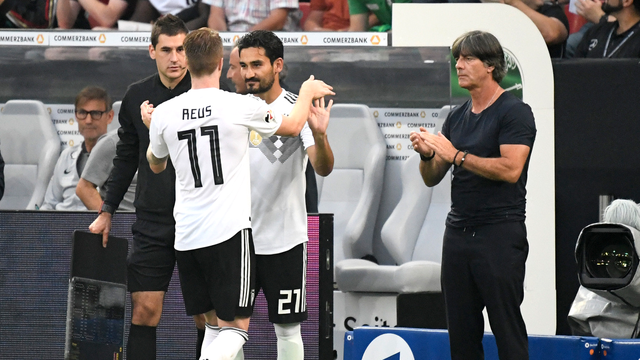 Pour UBS, l'équipe de Joachim Löw a une chance sur quatre de gagner le Mondial. [DPA/Keystone - Ina Fassbender]