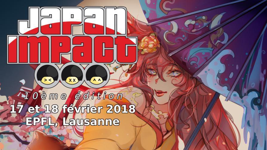 L'affiche de "Japan Impact" 2018 à l'EPFL.