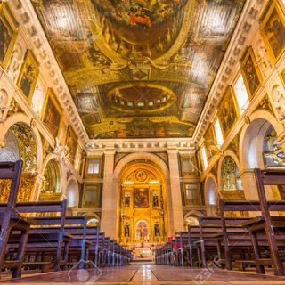 42075079 l intérieur de l église de sao roque à lisbonne portugal il a été la première église des jésuites dans le mo