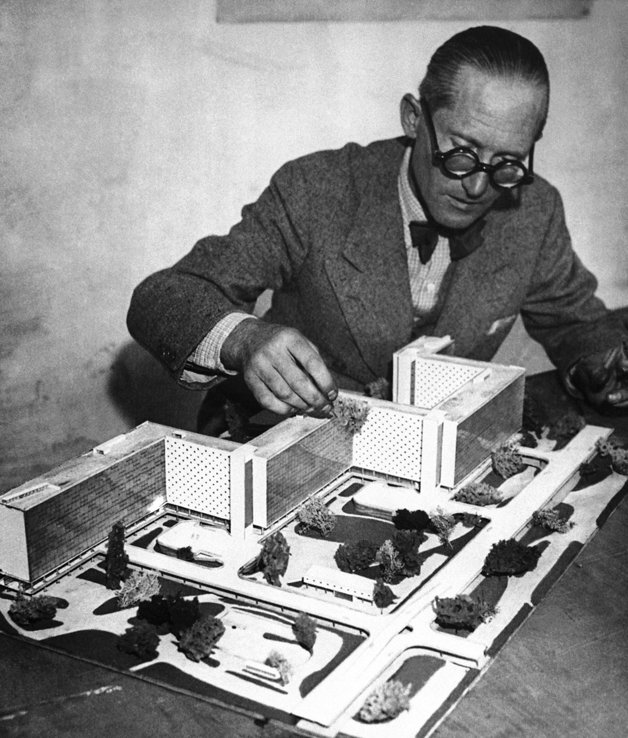 Le Corbusier, de son vrai nom Charles Edouard Jeanneret [AP PHOTO/AFP]