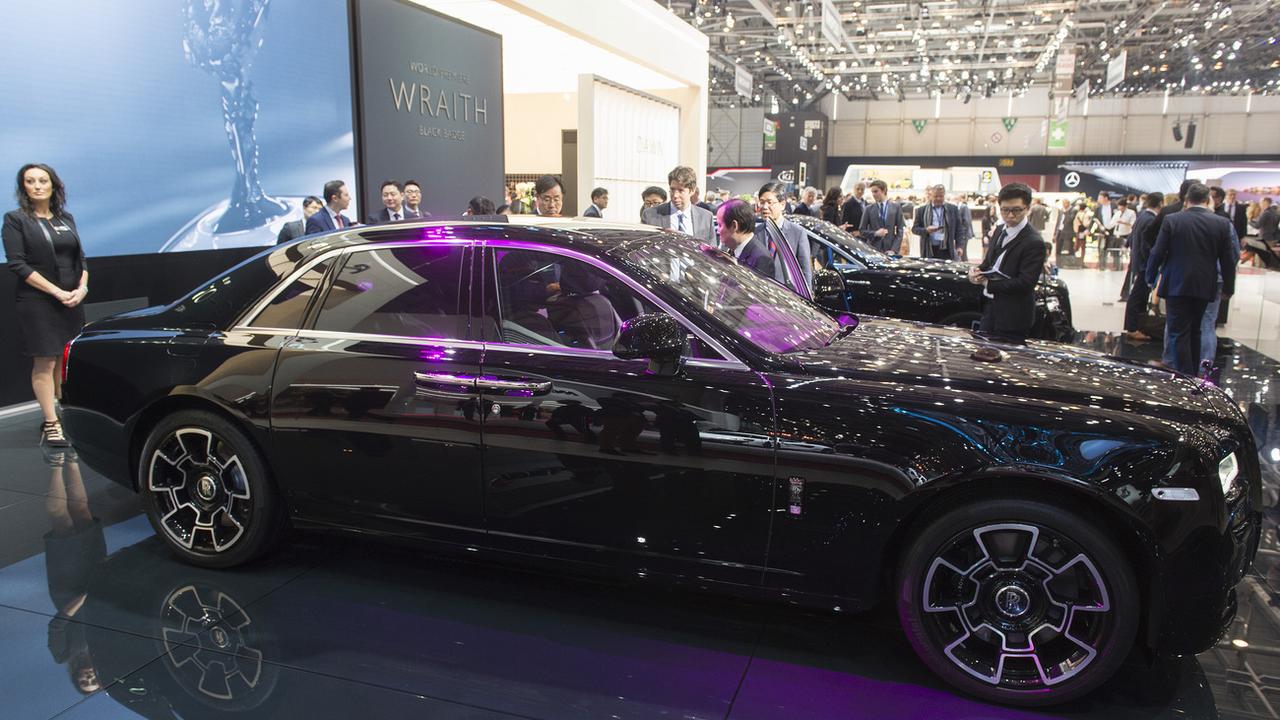 Une Rolls-Royce au Salon de l'auto de Genève en 2016. [KEYSTONE - SANDRO CAMPARDO]