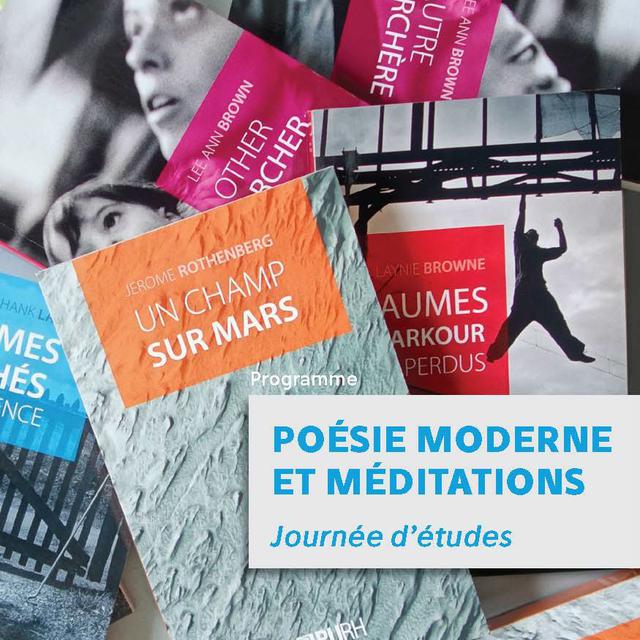 Affiche de "Poésie moderne et méditation" à l'Université de Rouen. [ceredi.labos.univ-rouen.fr - DR]
