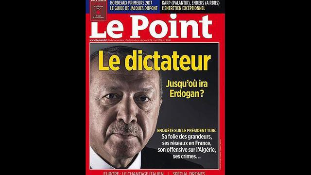 La Une de l'hebdomadaire "Le point" du jeudi 24 mai a provoqué la colère. [Le Point - DR]