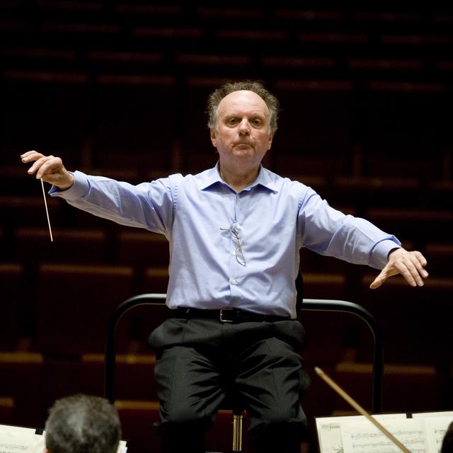 RSO Berlin (Rundfunk Sinfonieorchester Berlin ou Rundfunk-Sinfonieorchester Berlin) dirigé par Marek Janowski. Salle Pleyel, Paris. Photographie 2009 (05/04/09). ©Fred Toulet/Leemage [Leemage/AFP - Fred Toulet]