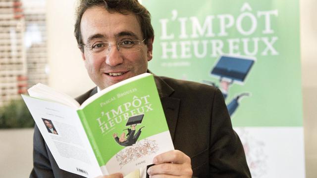 Pascal Broulis, president du Conseil d'Etat Vaudois, publie "L'impôt heureux". [Keystone - Jean-Christophe Bott]