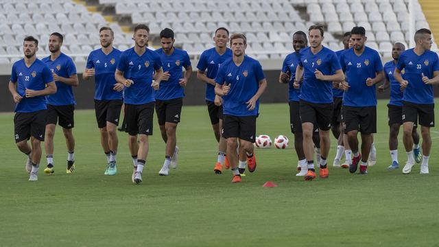 Les Rhénans sont arrivés mercredi à Chypre où ils ont livré leur premier entraînement. [Keystone - Georgios Kefalas]