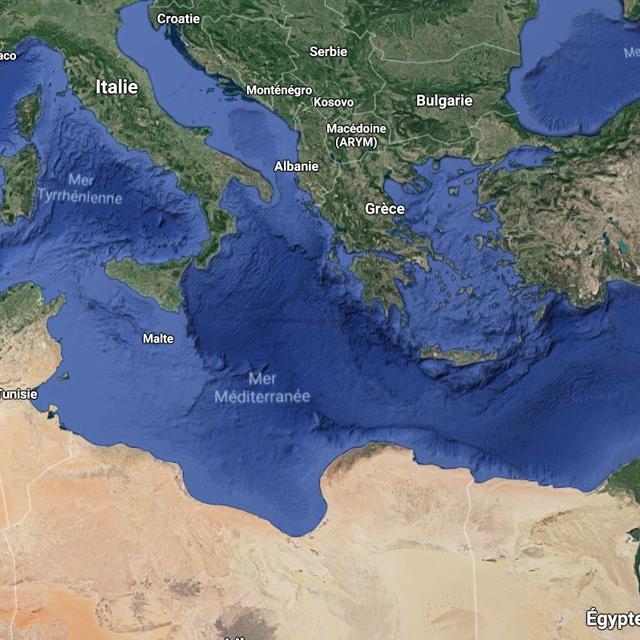 Mer méditerranée. [Googlemaps]