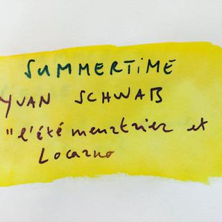 Visuel de l'émission Anticyclone, séquence Summertime sur Yvan Schwab. [RTS]