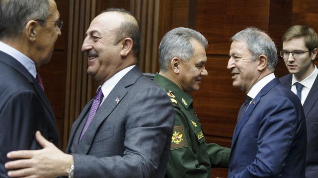 Alliance entre la Russie et la Turquie après le retrait des forces américaines de Syrie. [Russian Defense Ministry Press Service via AP/Keystone - Vadim Savitsky]