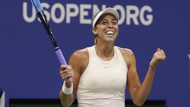 Madison Keys se qualifie pour la 2e fois pour les demi-finales de l'US Open. [Frank Franklin II]