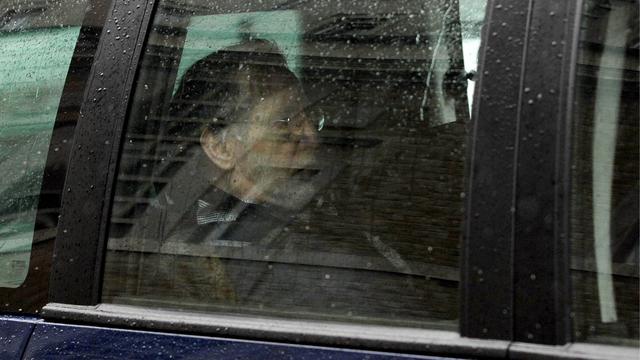 Le tueur en série et pédophile Michel Fourniret en mai 2008, à l'arrivée à son premier procès. [Keystone - Yoan Valat]