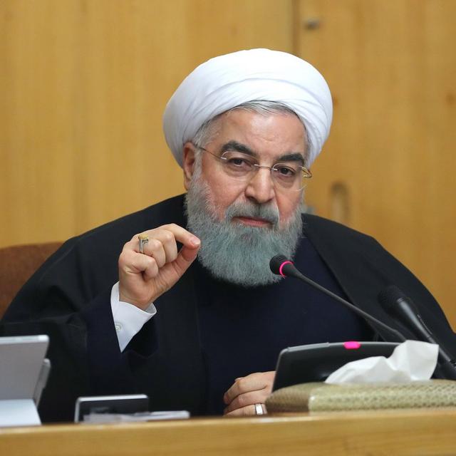 Le président iranien Hassan Rohani (ici en décembre 2017). [EPA/Presidential official website/Keystone]